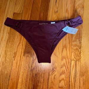 Abercrombie & Fitch Burgundy Bikini Bottom